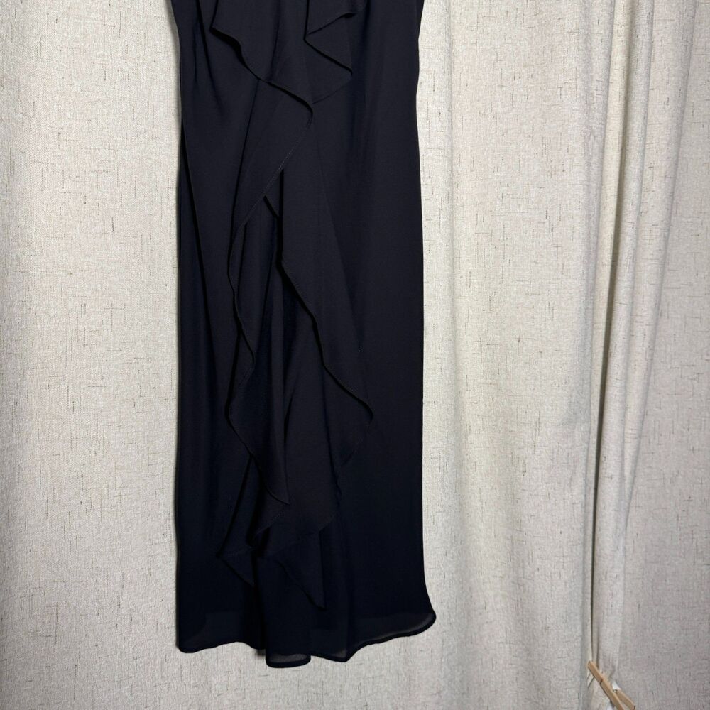 Venus Black Cocktail Dress Women 6 Fitted Evening Party Classic - Picture 2 of 9